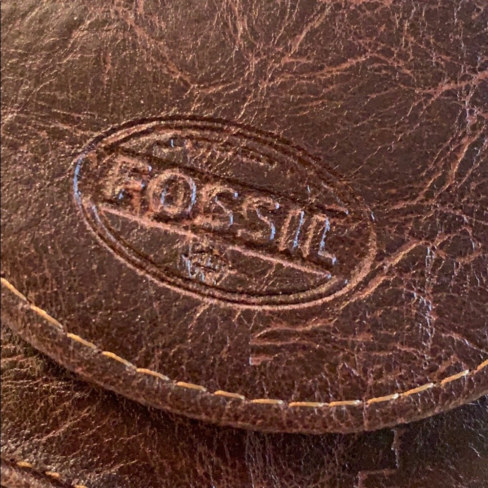 Brown Distressed Leather Sunglass Case - Picture 5 of 5